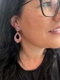 Featured Teardrop Dangle Spiced Sparkle