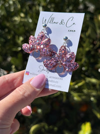 MIDI Floral Dangle Plum Blush