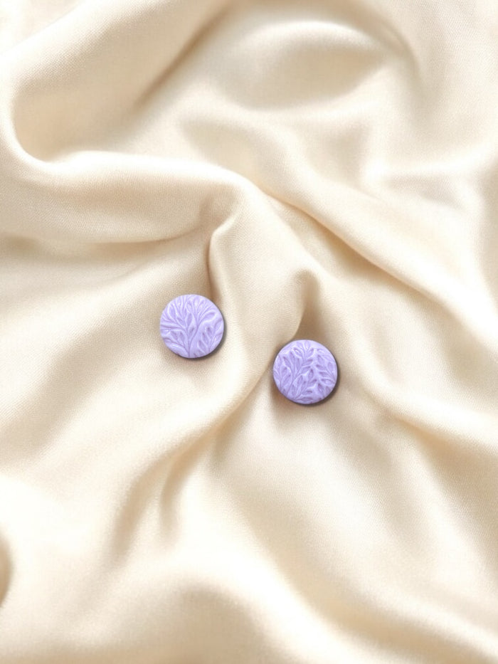MINI Clay Stud Lavender Grove