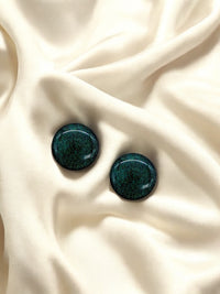 1.5cm Studs Emerald