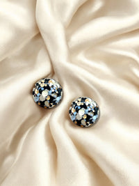 1.5cm Studs Luxe Leopard