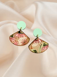 Hand painted Fan Dangle Gumnut Garden