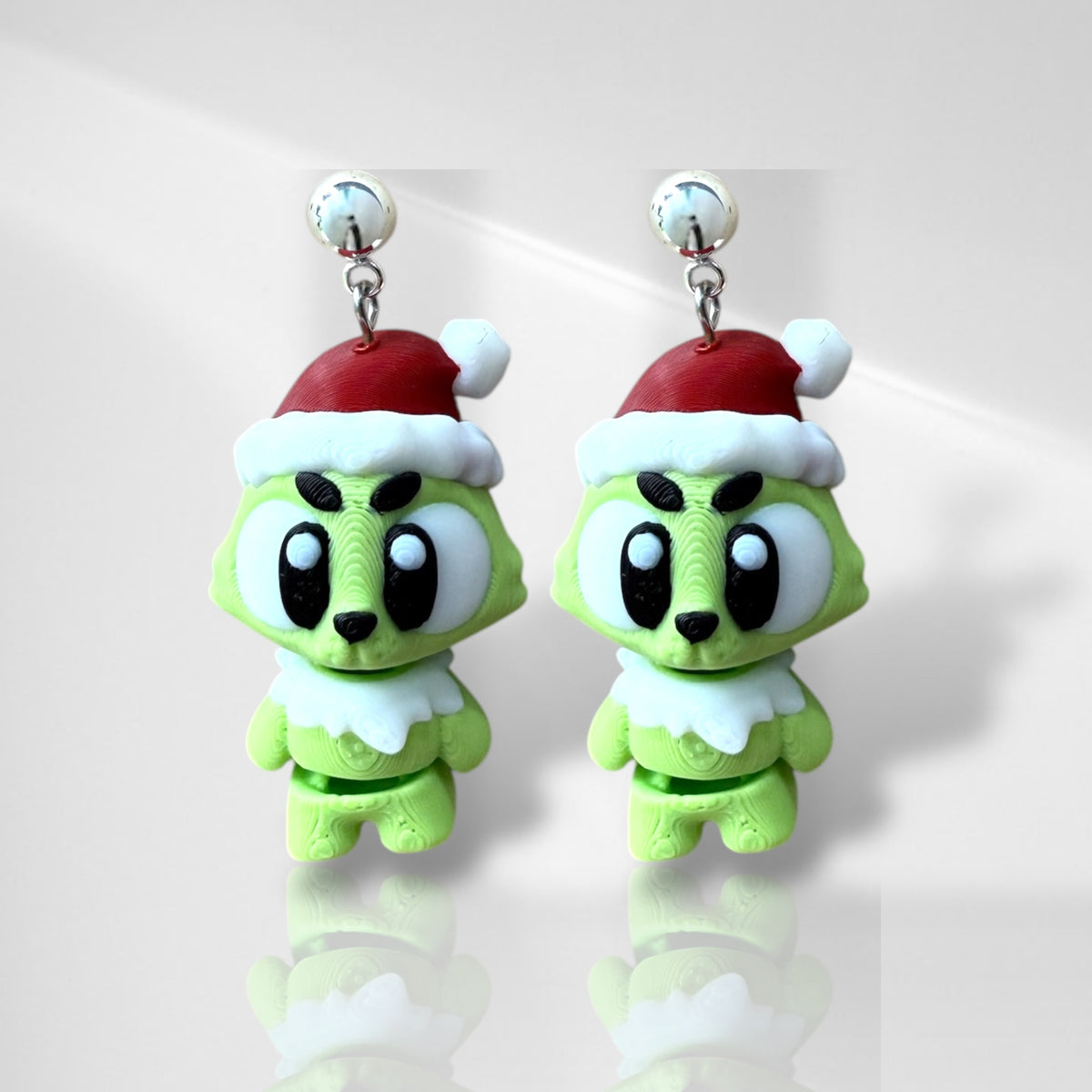 3D Grinch Dangles