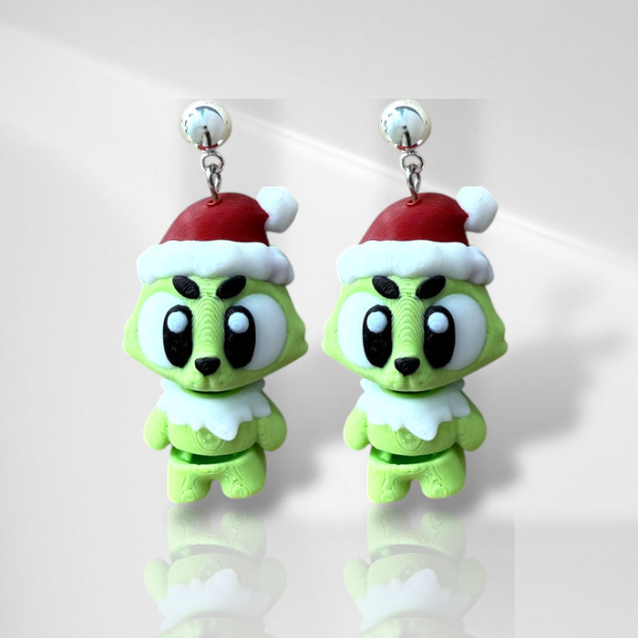 3D Grinch Dangles