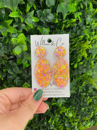 Large Oval Dangle Paradise