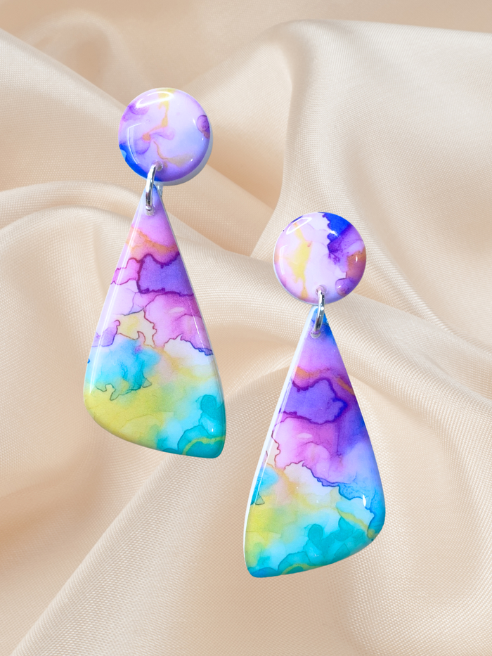 Long Dangle Watercolour Wonderland