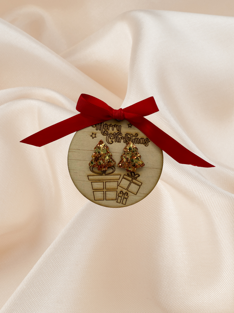 Gift Tag Wooden Small Round