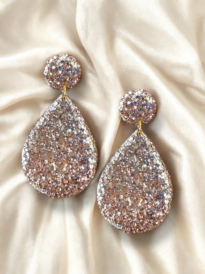 Large Dangle Vintage Champagne