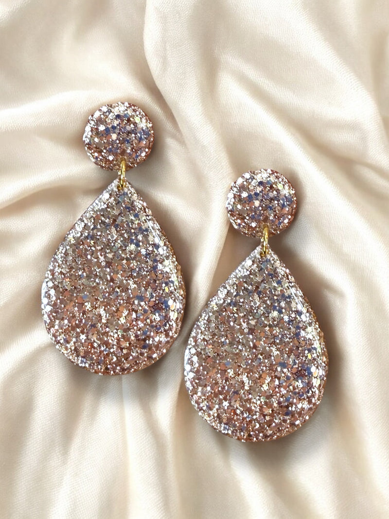 Large Dangle Vintage Champagne