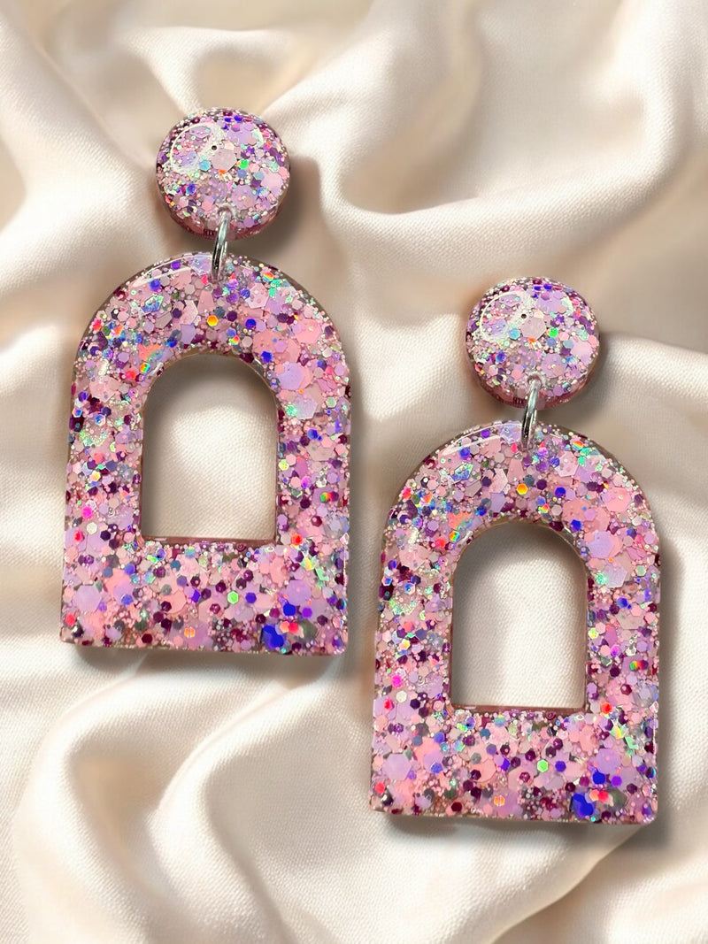 LARGE Arch Dangle Sugar Plum Sparkle