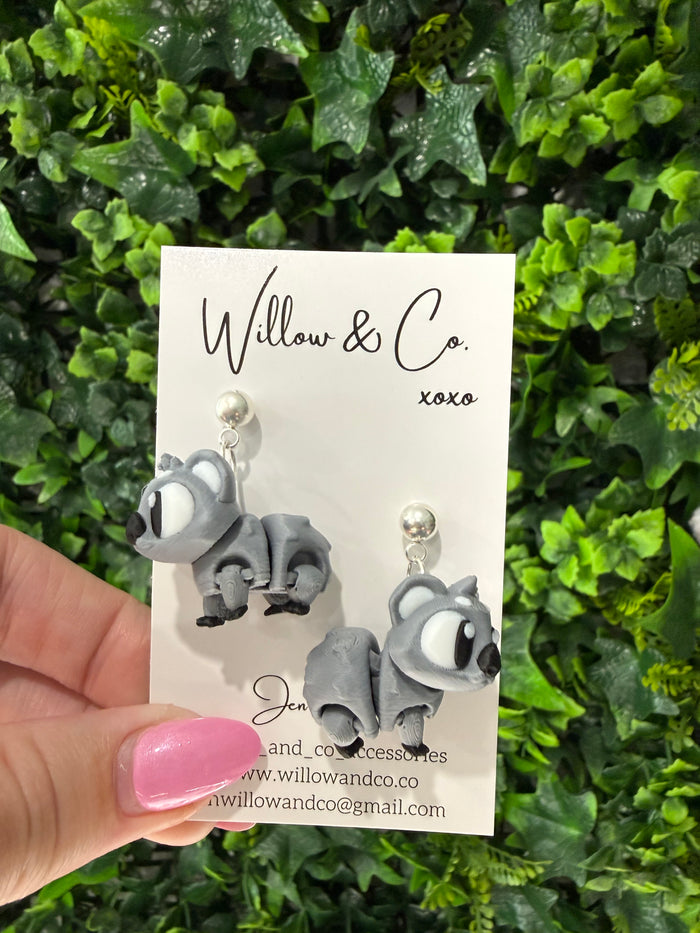 3D Koala Dangles Earrings