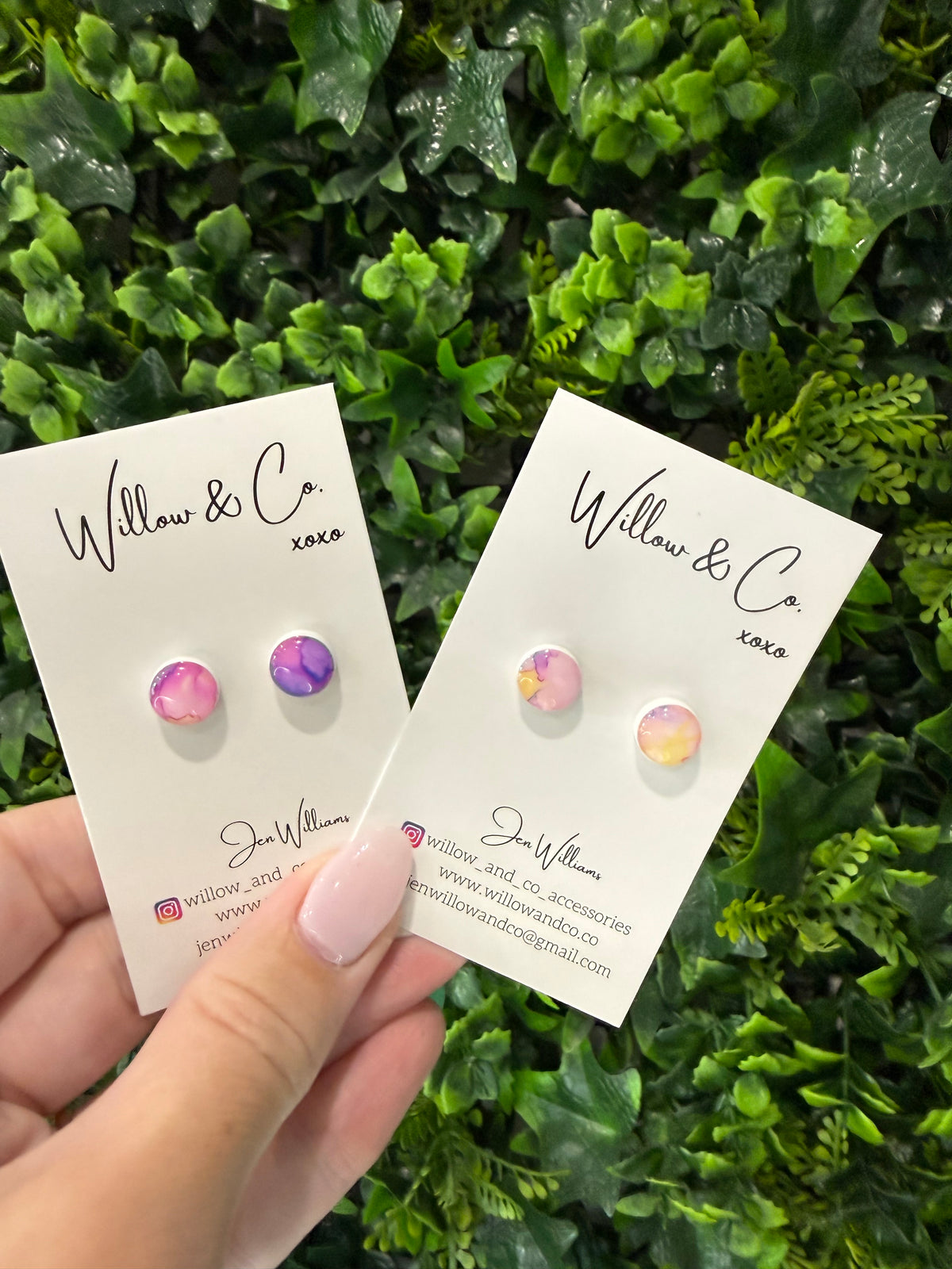 Mini Stud Watercolour Wonderland