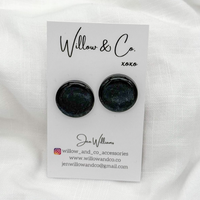 2cm Studs Steel Grey