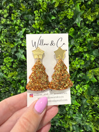 Large Christmas Tree Dangles Copperlight