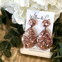 Large Dangle Rosè Luxe