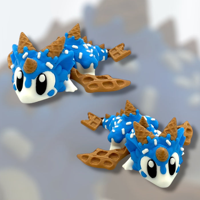 Ice Cream Dragon Fidget Pal