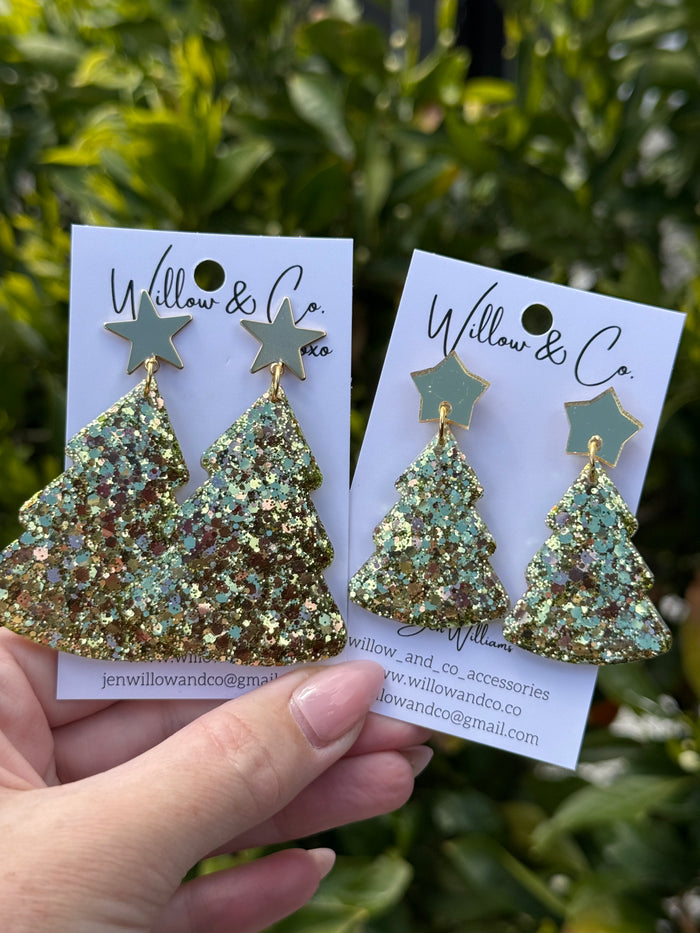 Large Christmas tree dangle Spring Garden
