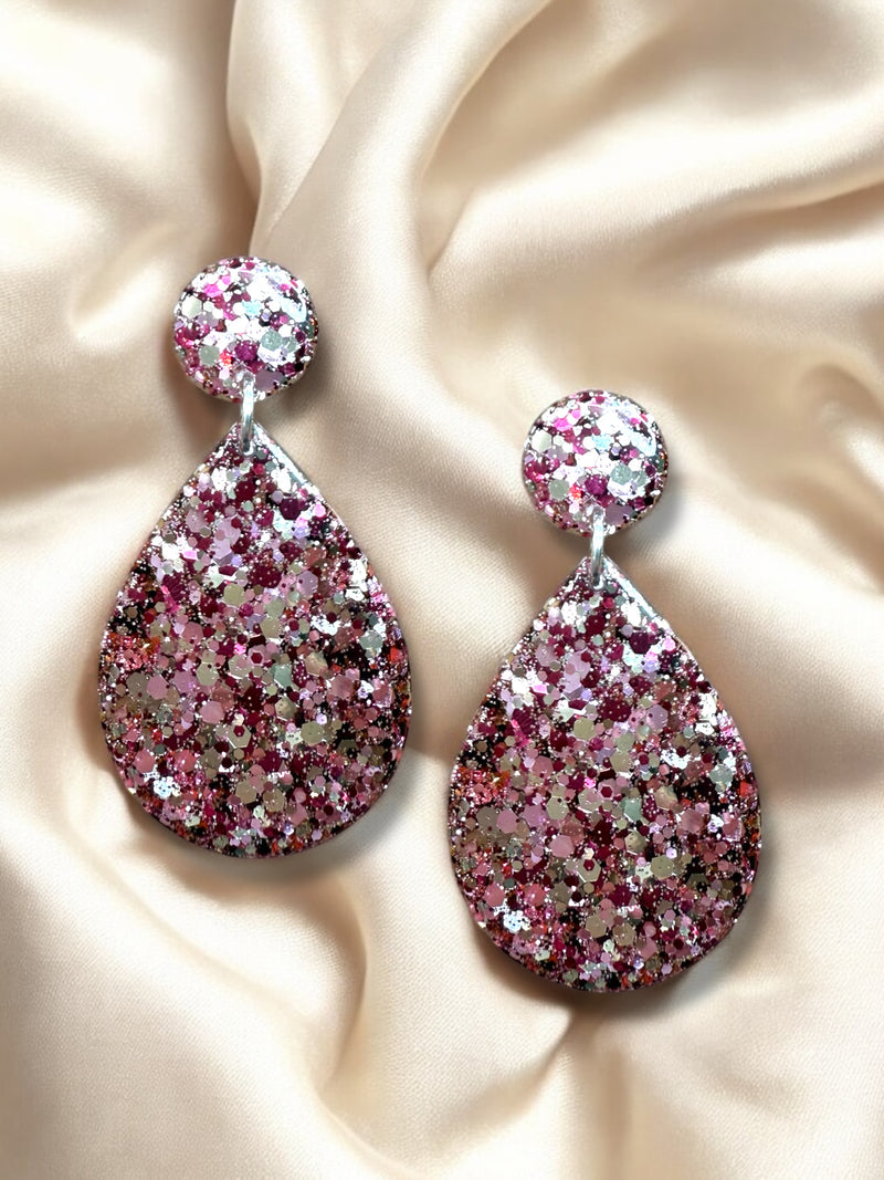 Large Dangle Rosé Twilight