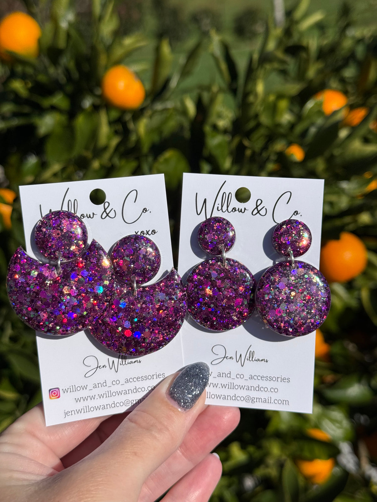 Midi Dangle Radiant Orchid