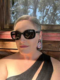Large Dangle Confetti Glam