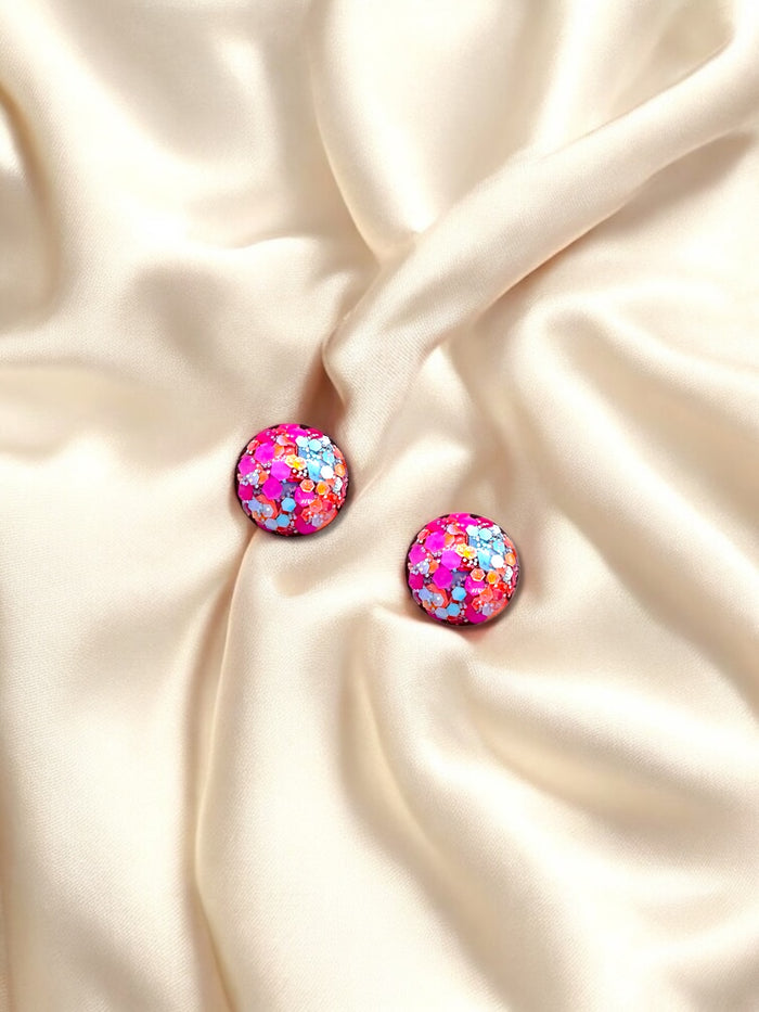MINI Studs Bubblegum Pink
