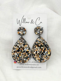 Large Dangle Luxe Leopard
