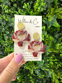 MIDI Peony Flower Dangle