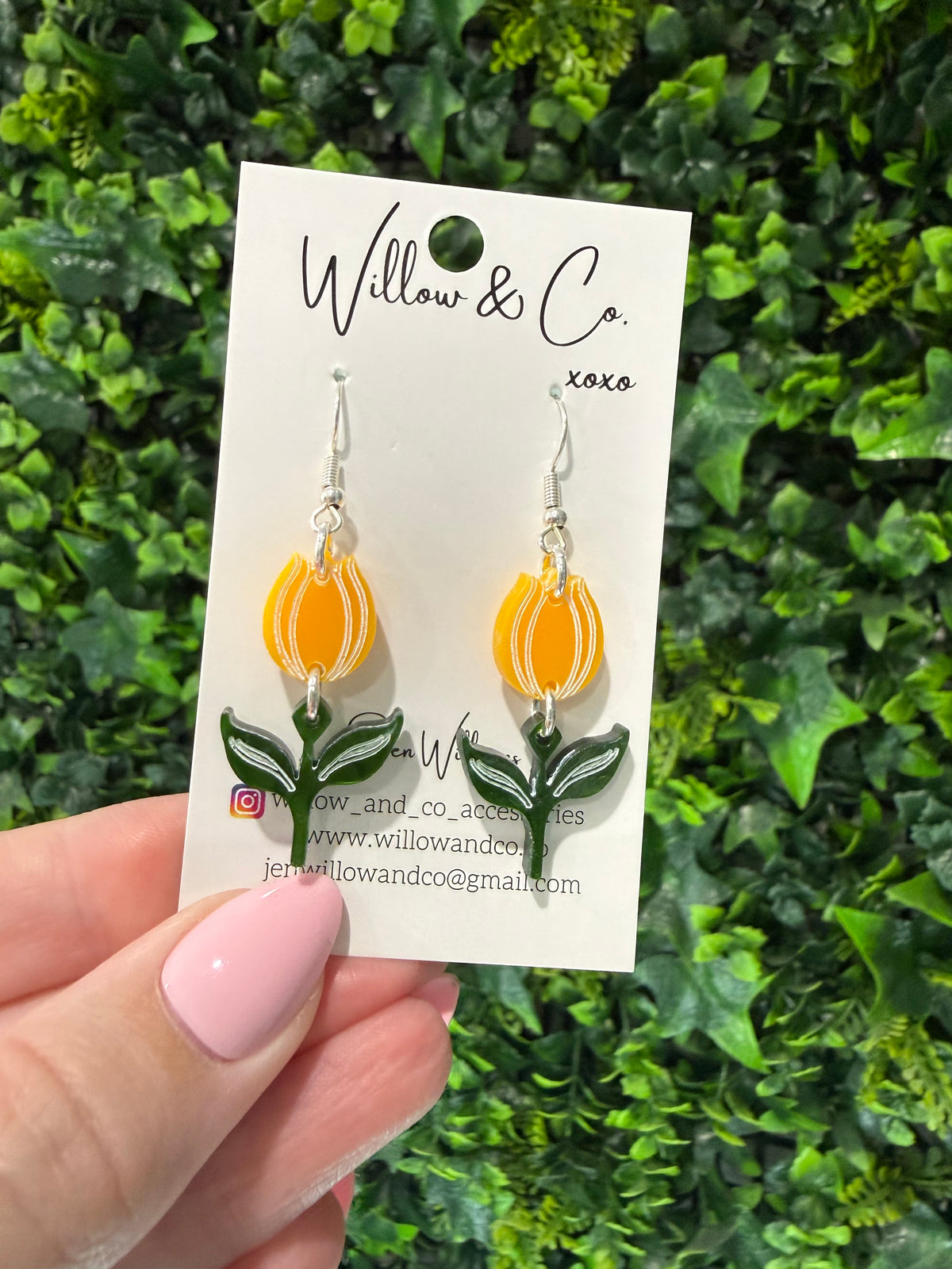 Mini Tulip Dangle Yellow