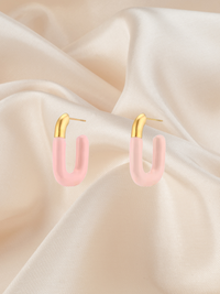 Organic U-Hoop Dangles