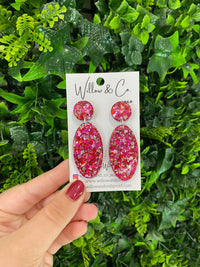 Long Oval Dangle Sweetheart