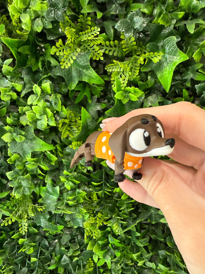Dachshund Chocolate Mandarin Fidget Pal