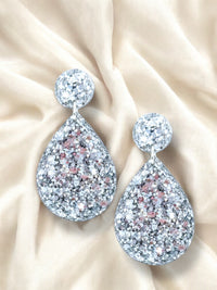 Large Dangle Luminous Silver