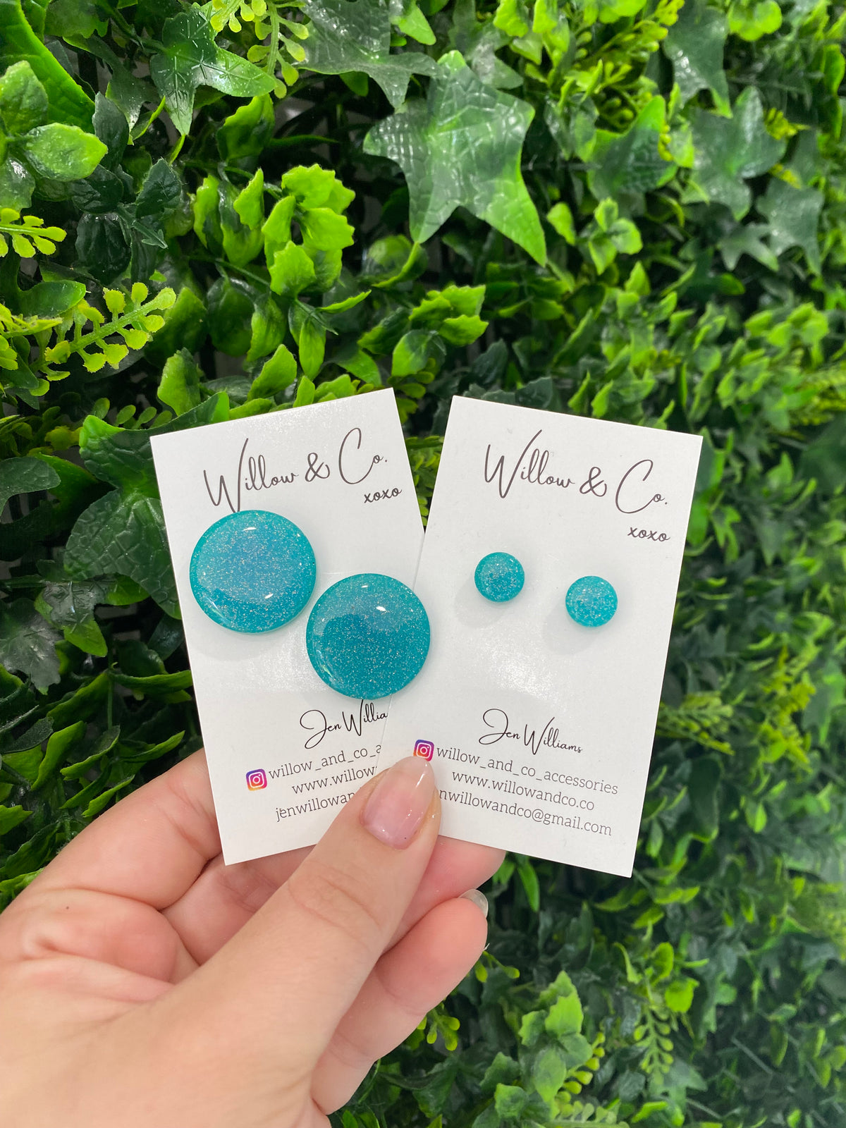 Mini Studs Glacier Glow