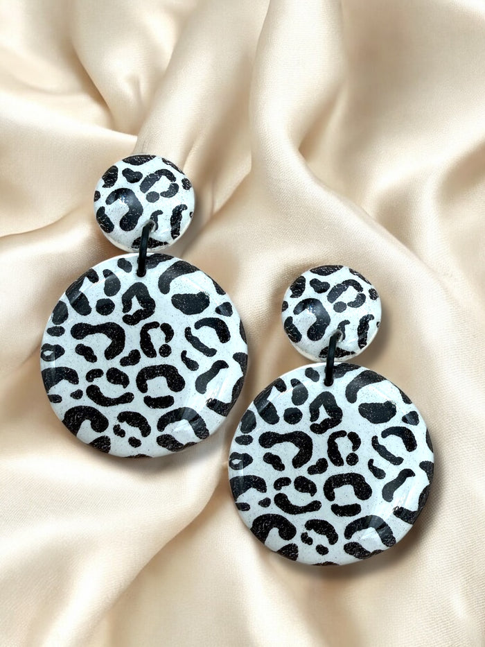 MIDI Clay Graphite Spots Dangle