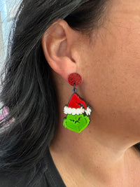 Large GRINCH DANGLE
