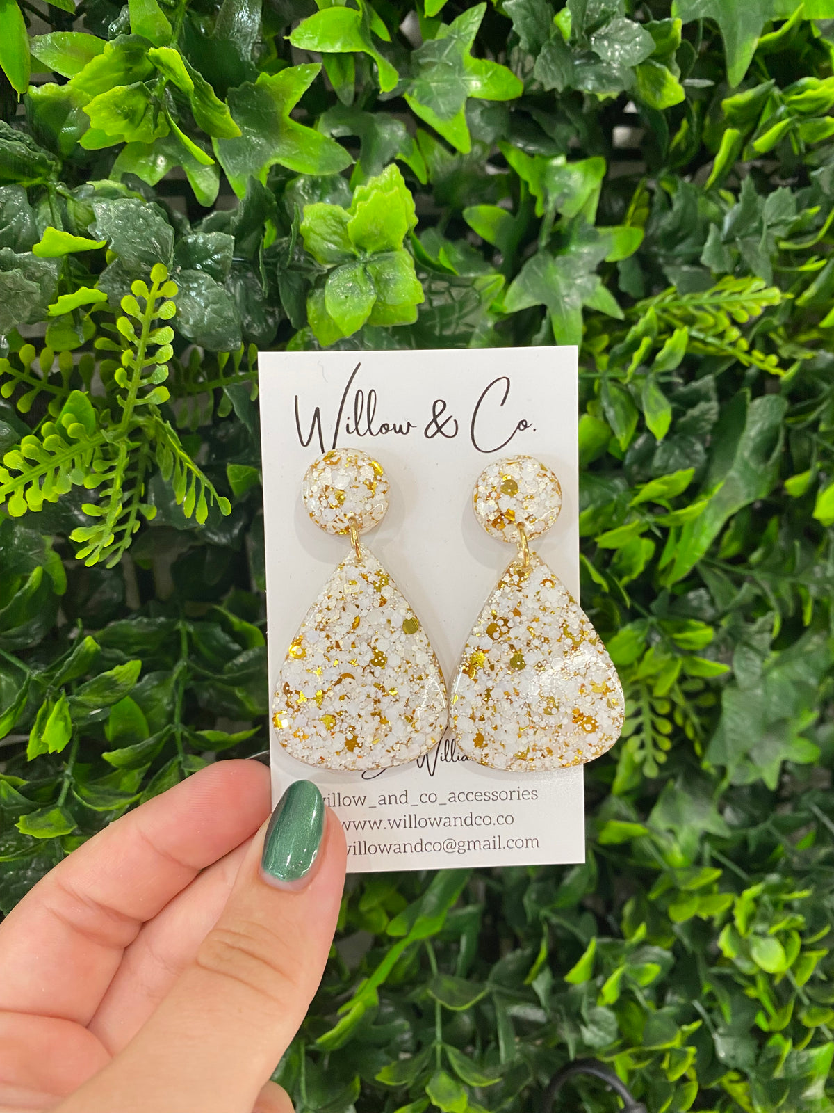 MIDI Teardrop Dangle Arctic Pearl