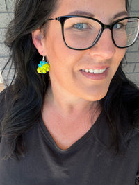 3D Stegosaurus Dangle Earrings