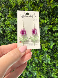 Mini Tulip Dangle Purple