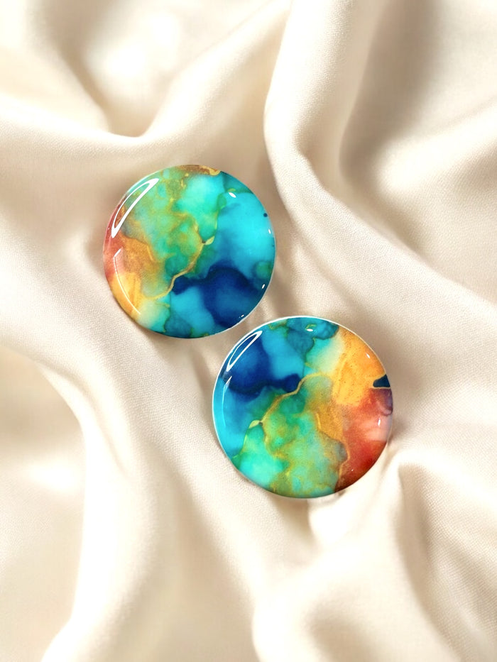 MAXI Stud Acrylic Ink Bloom