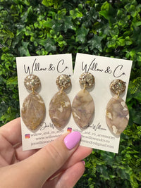 Large Dangle Smokey Sandstone