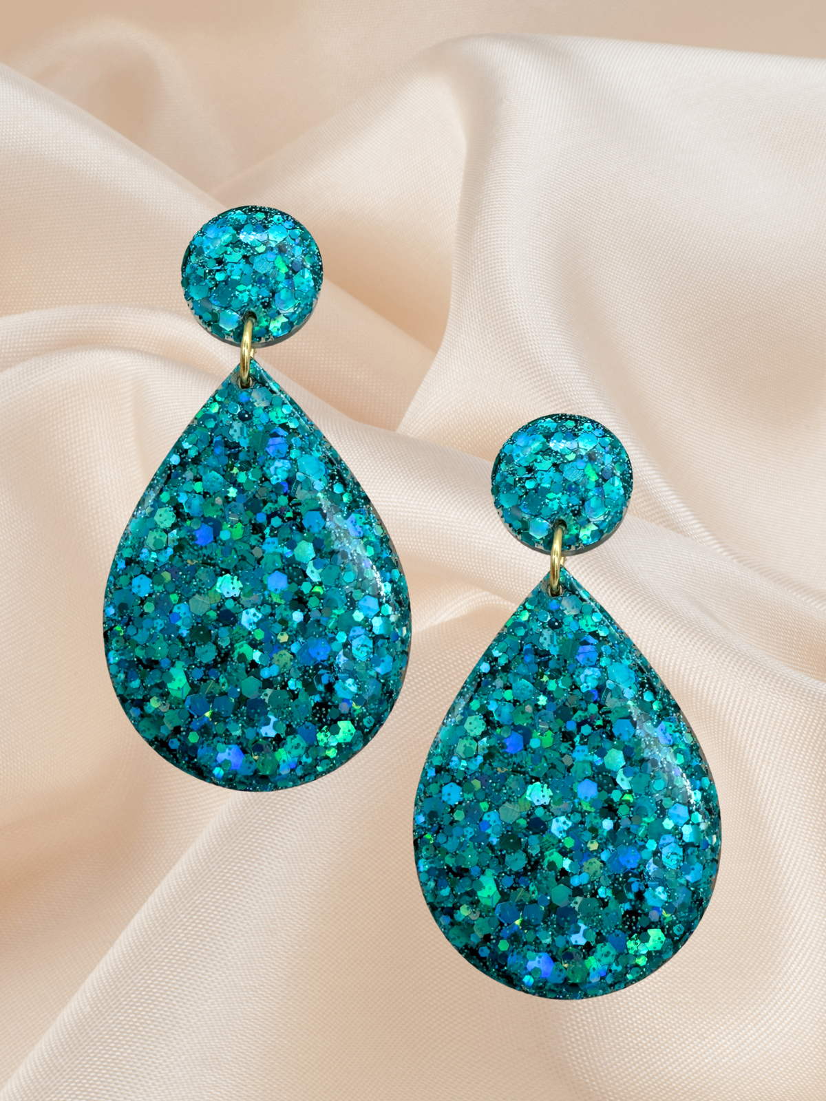 Large Dangle Turquoise Tide