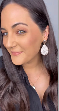 ✨ Vintage Champagne + Sterling Sparkle Dangle Duo – Now with BONUS Mini Studs