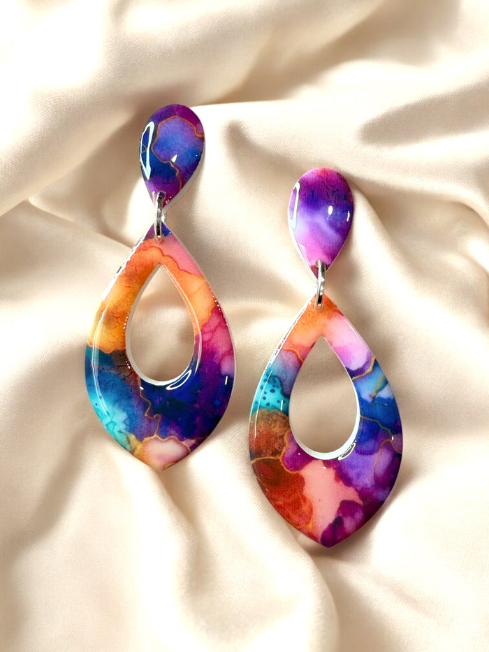 Feature Tear Acrylic Ink Bloom