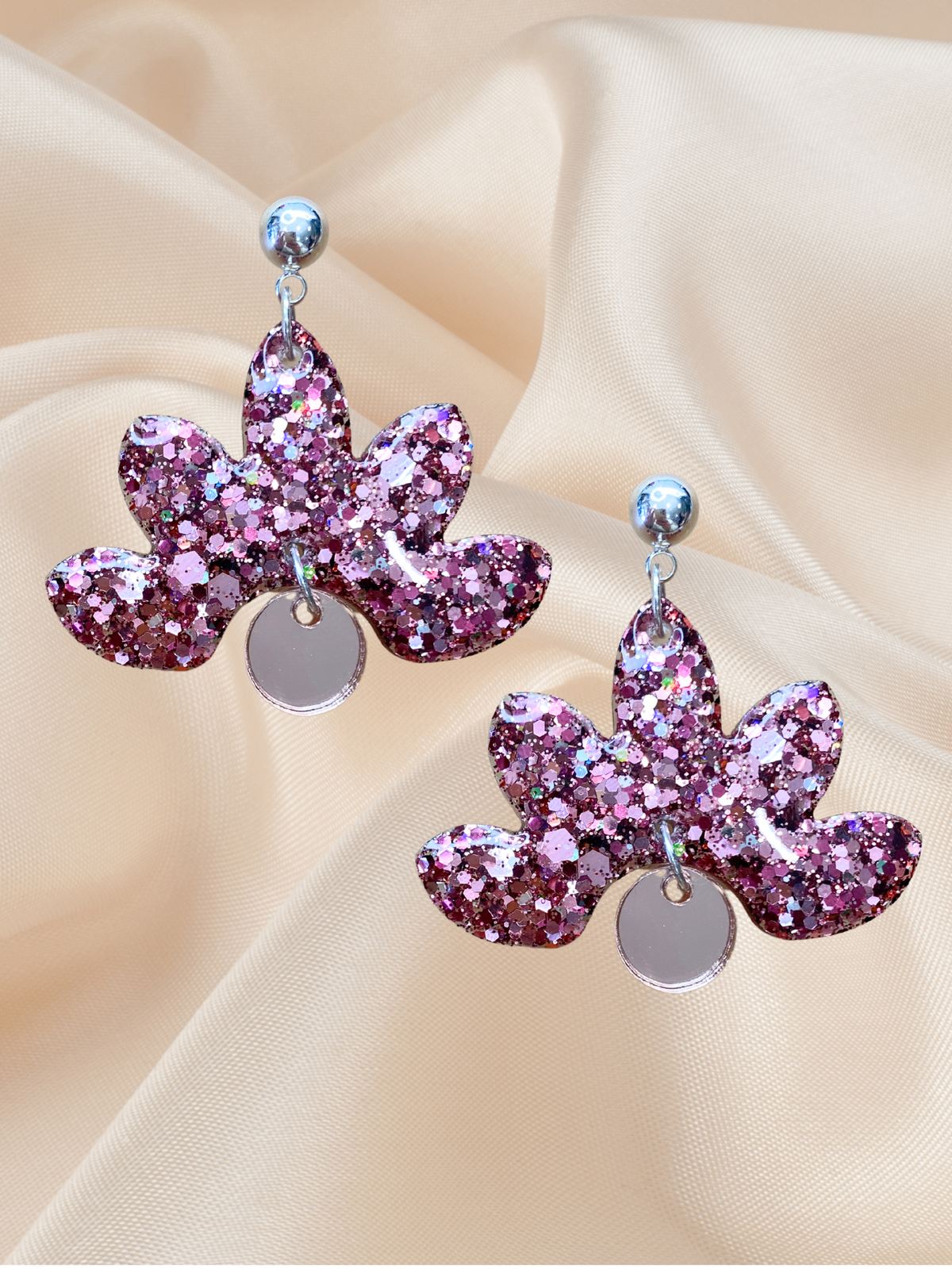 MIDI Floral Dangle Plum Blush