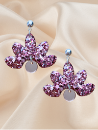 MIDI Floral Dangle Plum Blush