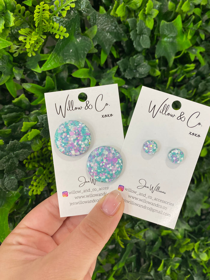 Maxi Stud Pearl Lagoon