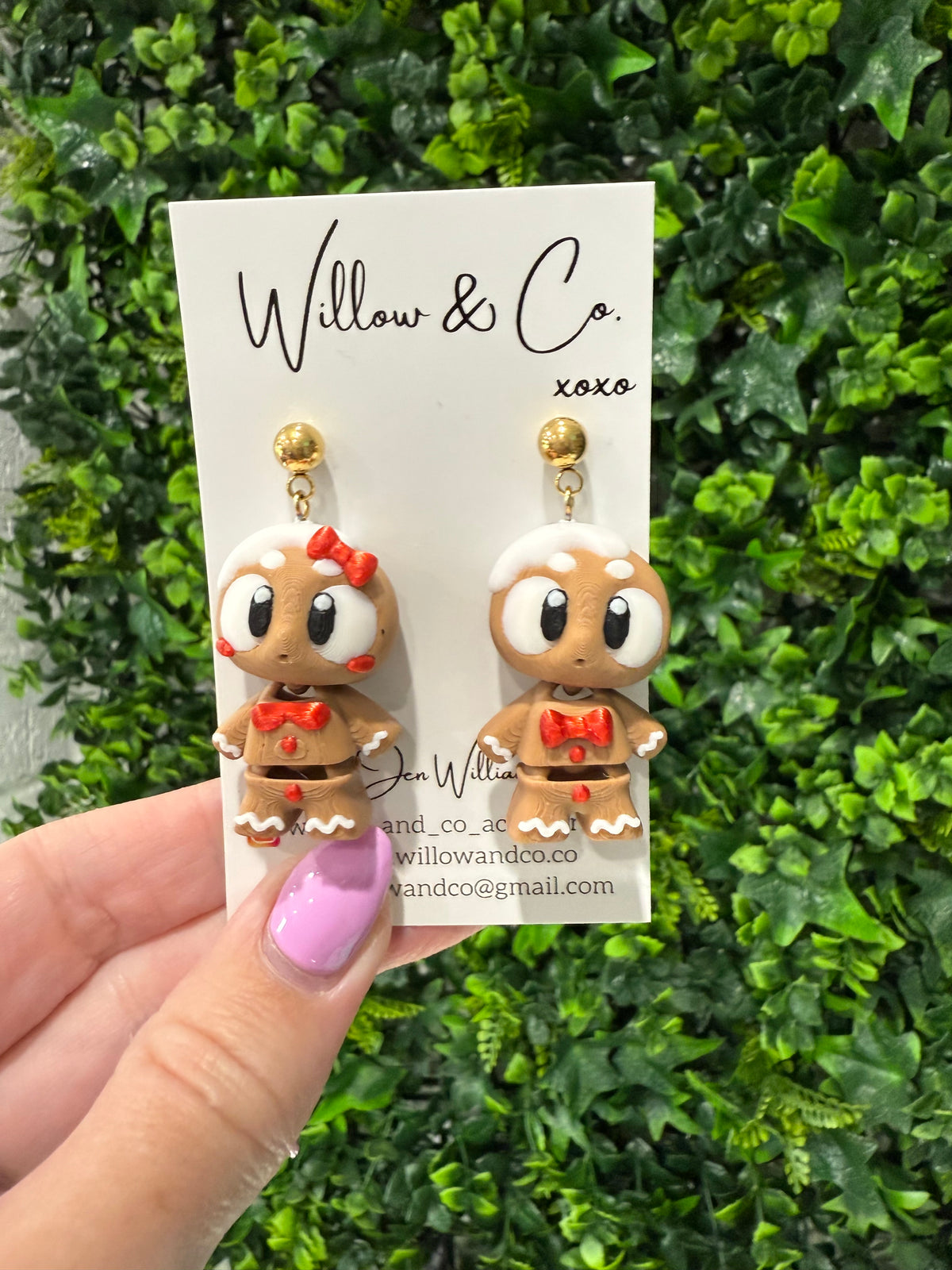 3D Gingerbread Dangles