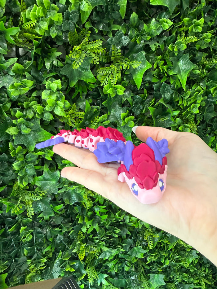 3D Floral Dragon Fidget Pal