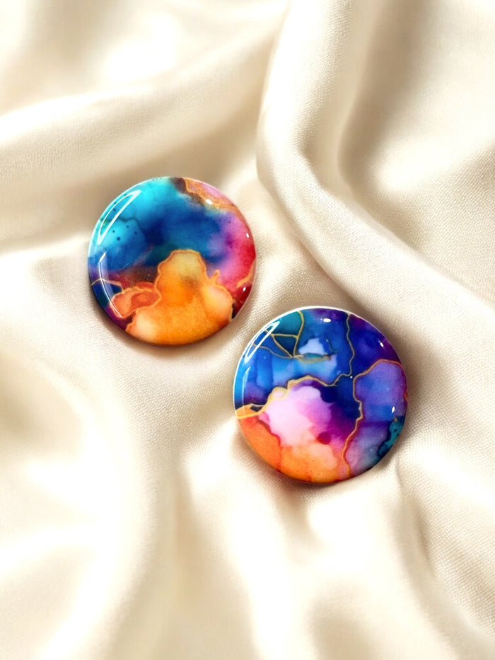 MAXI Stud Acrylic Ink Bloom