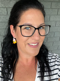 3D Easter Chick Dangle Earrings